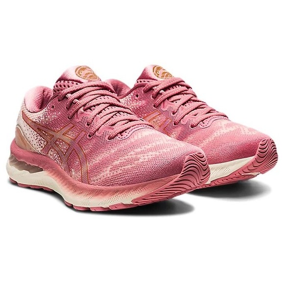 NWB ASICS Gel Nimbus 23‎ 'Smokey Rose Pure Bronze' size 6 womens